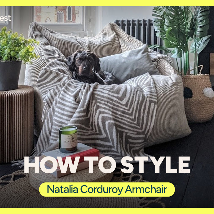 How to style: icon Natalia Corduroy Armchair
