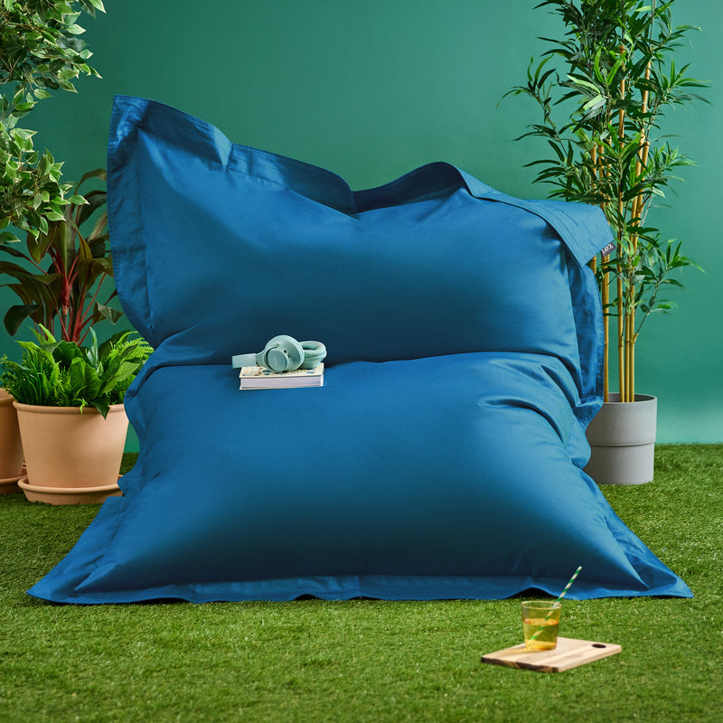 Bazaar Bag® Indoor & Outdoor Giant Floor Cushion Bean Bag - Teal