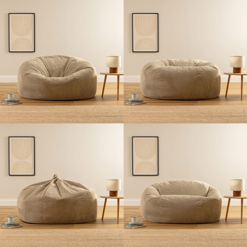 Soul Giant Two-Seater Bean Bag - Natural
