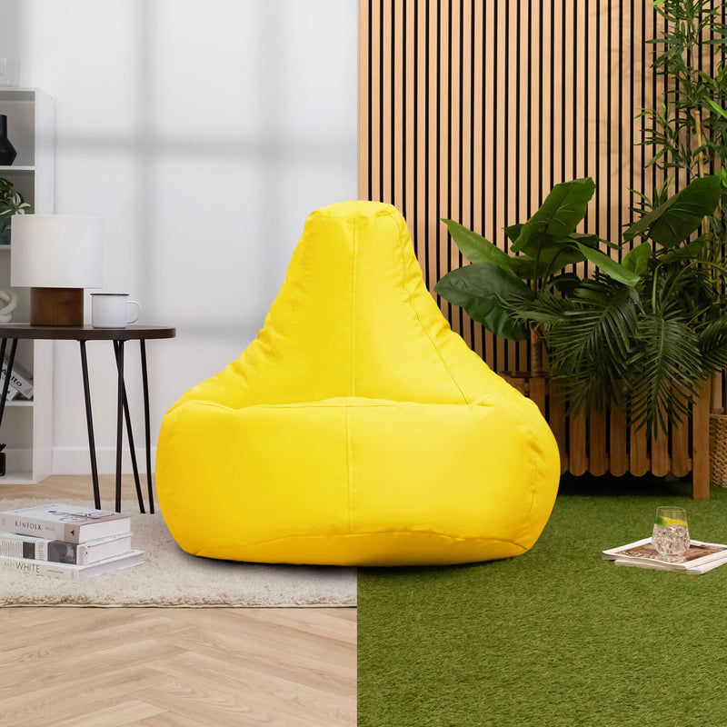 Dalton Recliner Indoor-Outdoor Gaming Bean Bag - Yellow