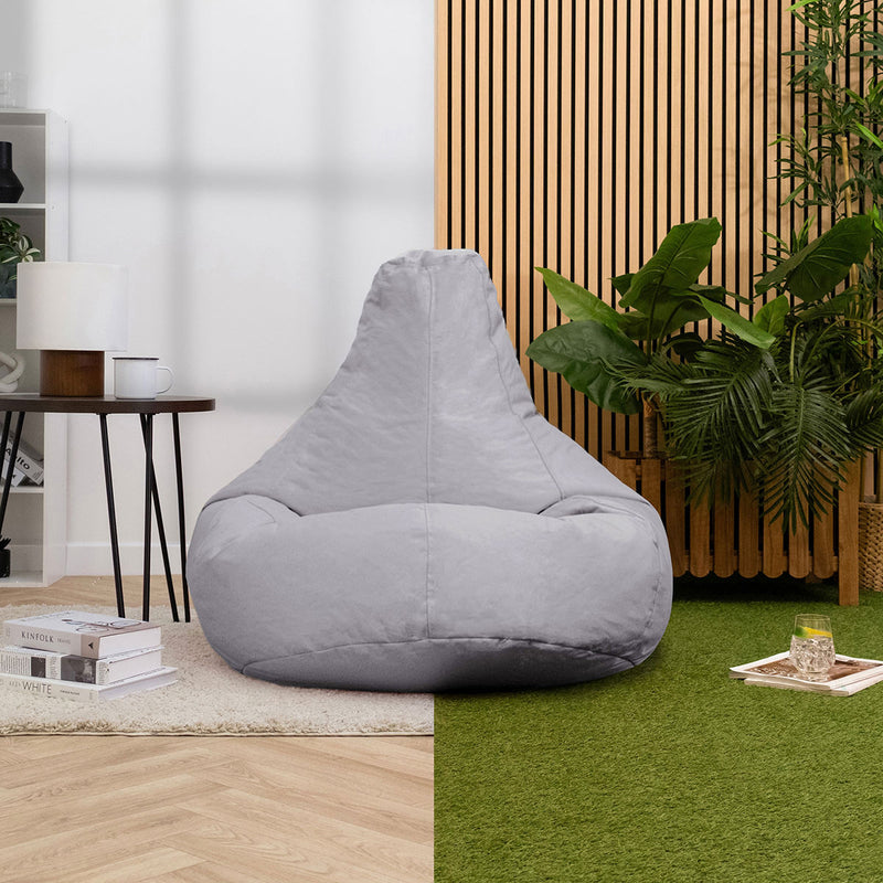 Dalton Recliner Indoor-Outdoor Gaming Bean Bag - Grey