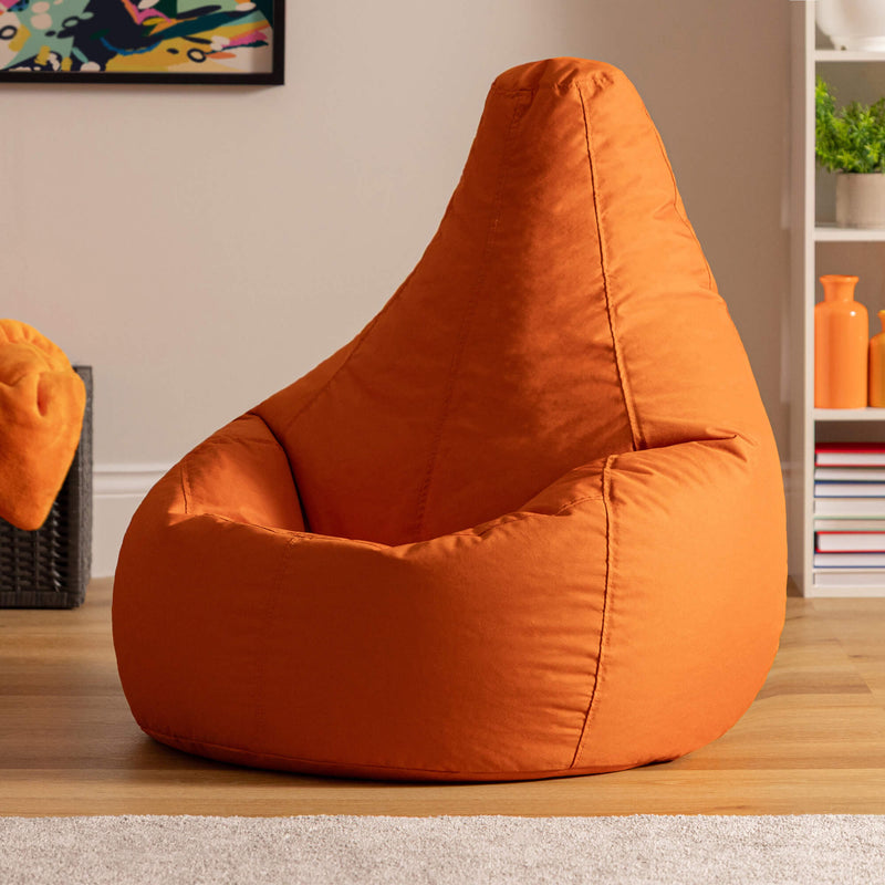 Dalton Recliner Indoor-Outdoor Gaming Bean Bag - Burnt Orange