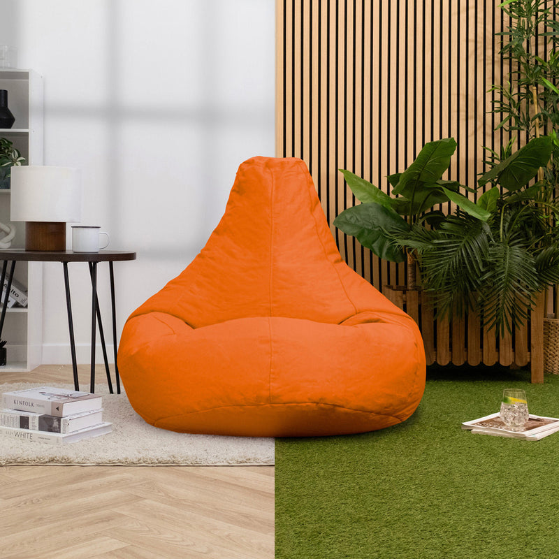 Dalton Recliner Indoor-Outdoor Gaming Bean Bag - Burnt Orange