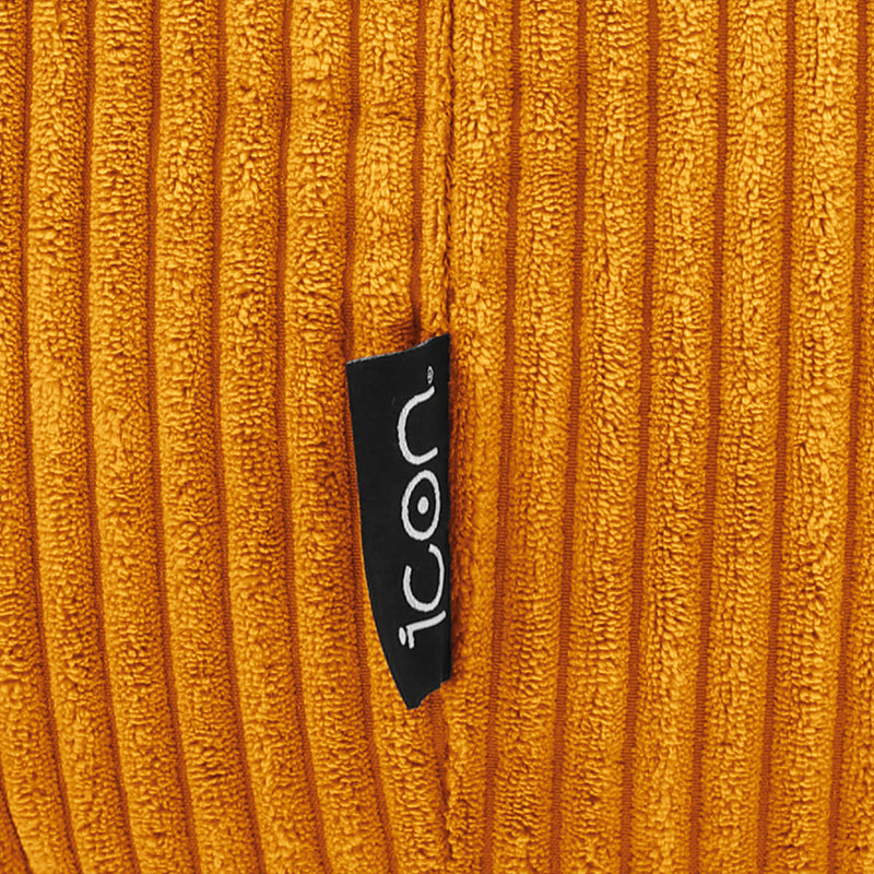 Kingston Cord Classic Bean Bag - Ochre Yellow