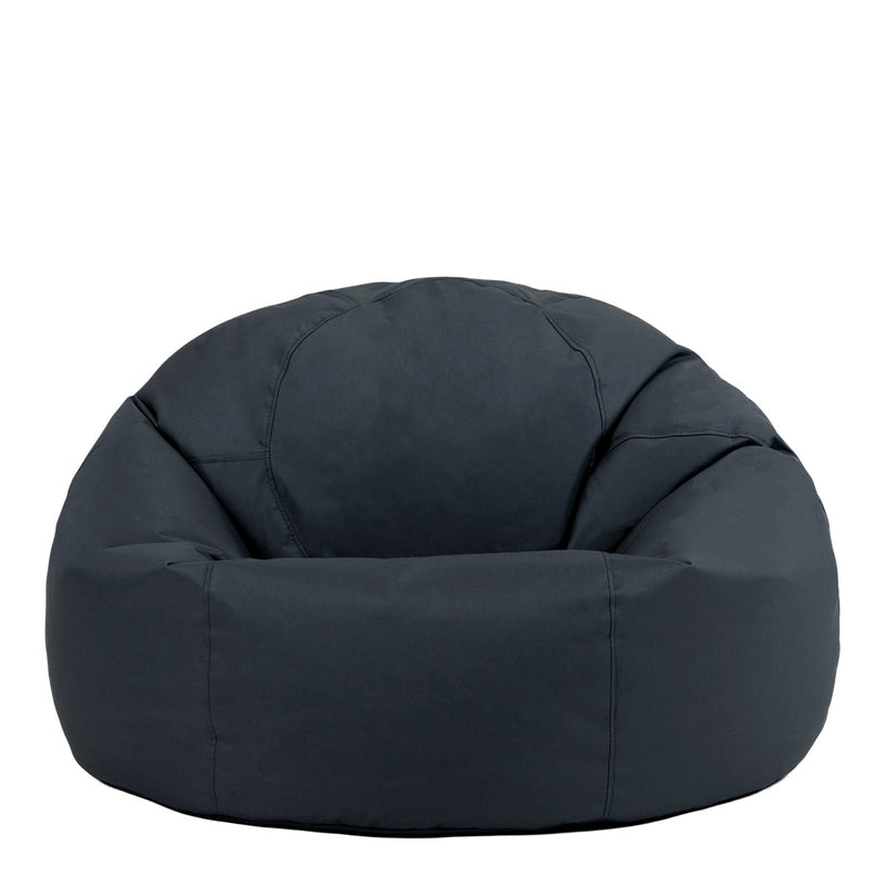 Kingston Water-Resistant Classic Bean Bag - Charcoal Grey