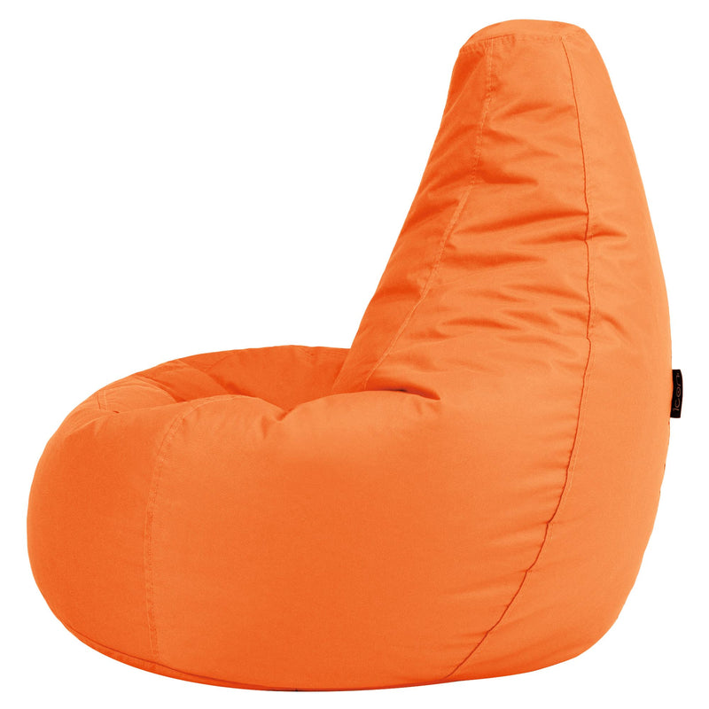 Kids Dalton Indoor-Outdoor High Back Bean Bag - Orange