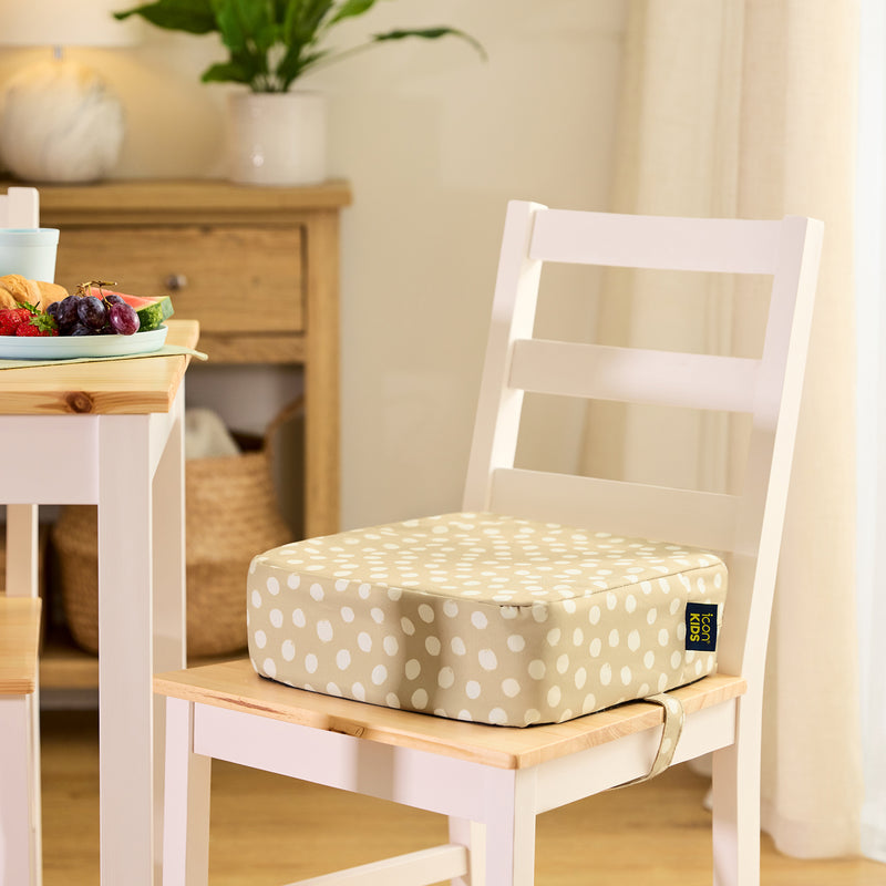 Kids Printed Booster Seat - Spots Natural
