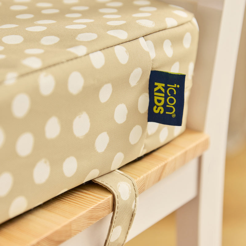 Kids Printed Booster Seat - Spots Natural