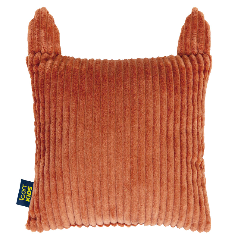Kids Freddie Fox Cord Cushion - Terracotta