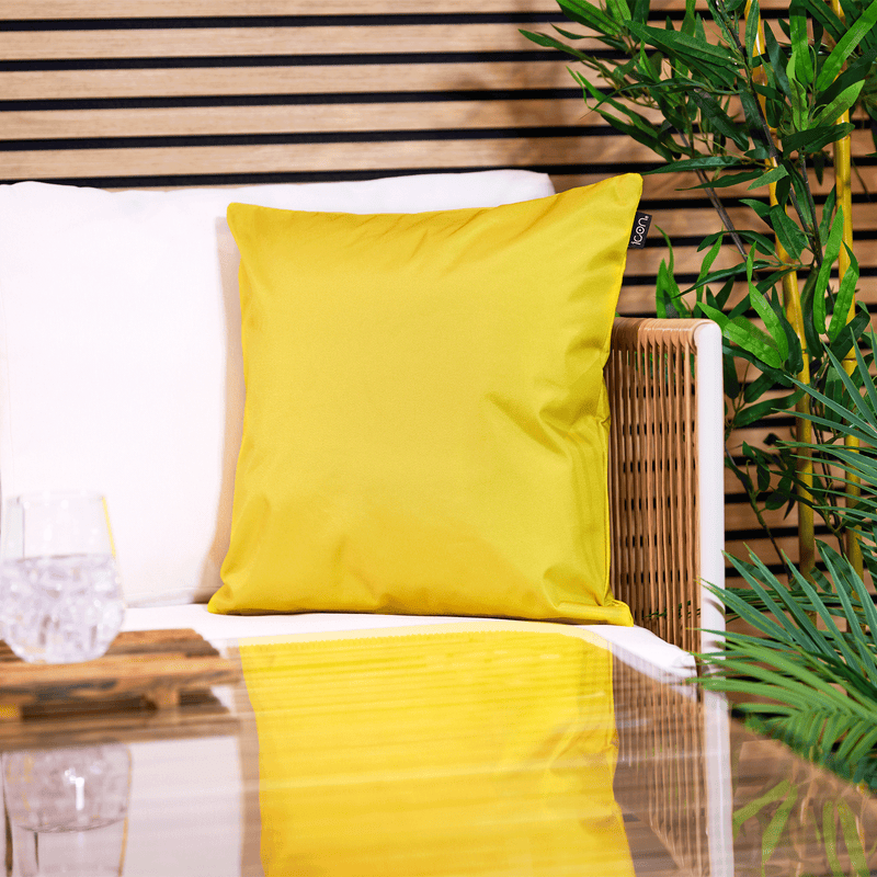 Plain Indoor-Outdoor Cushion - Yellow