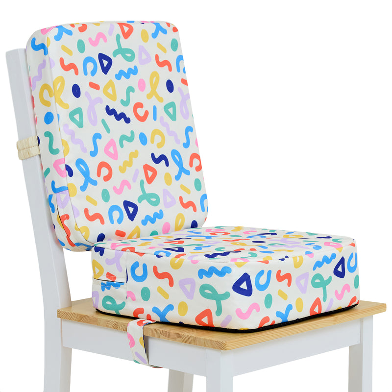 Kids Printed High Back Booster Seat - Confetti Print