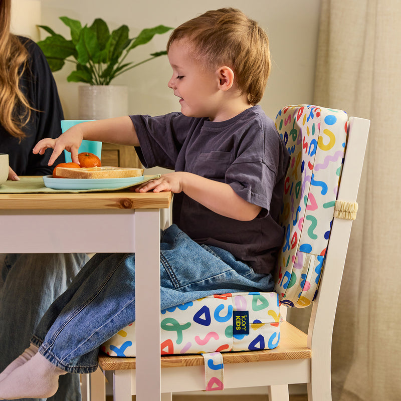 Kids Printed High Back Booster Seat - Confetti Print