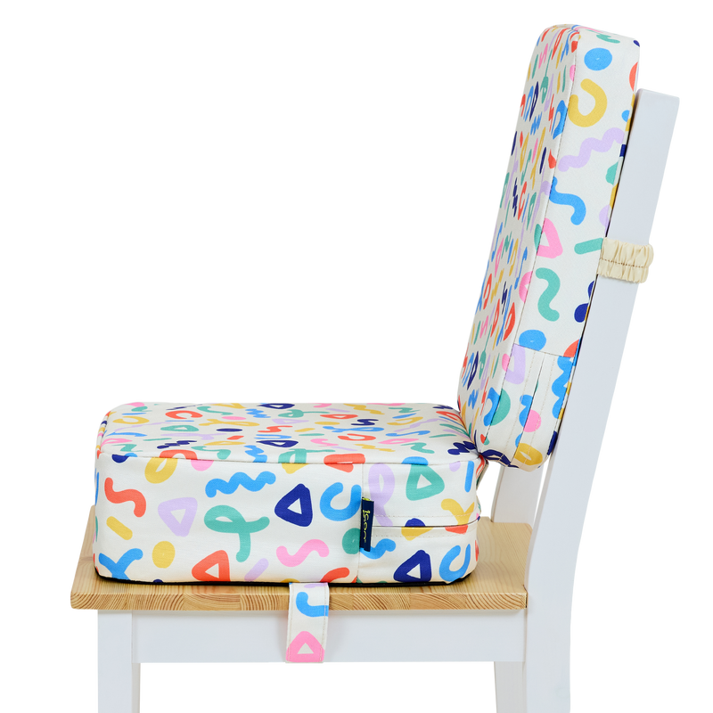 Kids Printed High Back Booster Seat - Confetti Print