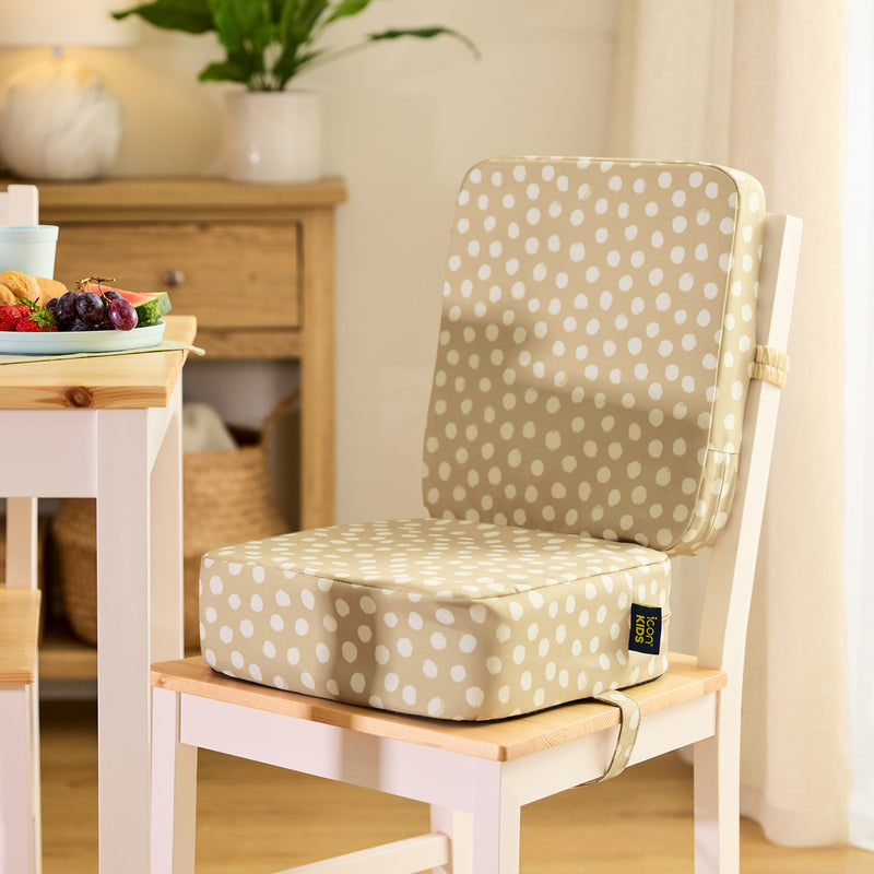 Kids Printed High Back Booster Seat - Spots Natural