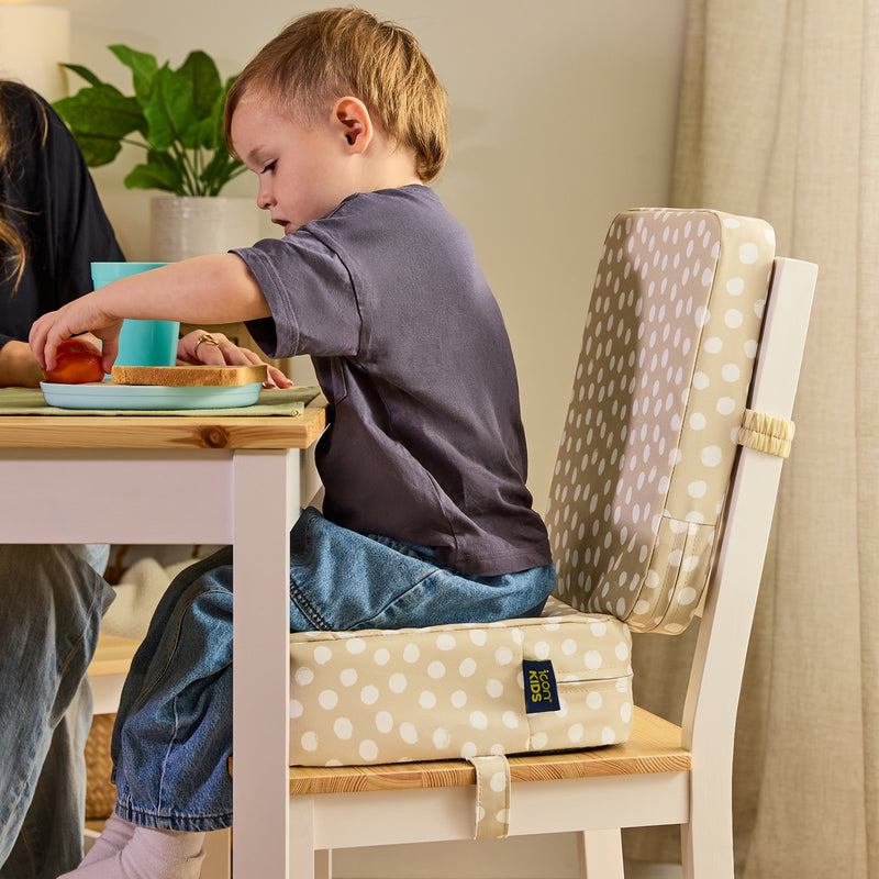 Kids Printed High Back Booster Seat - Spots Natural