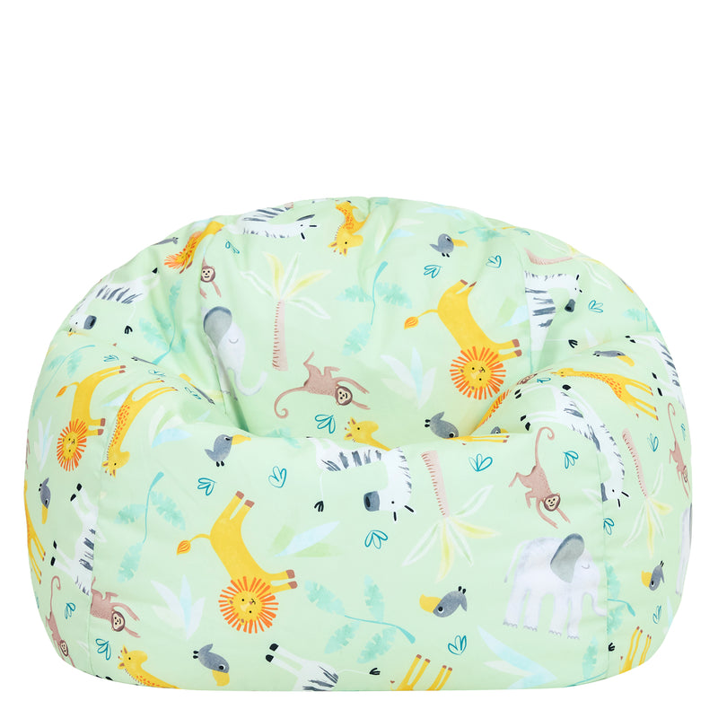 Kids Kingston Muted Safari Print Classic Bean Bag
