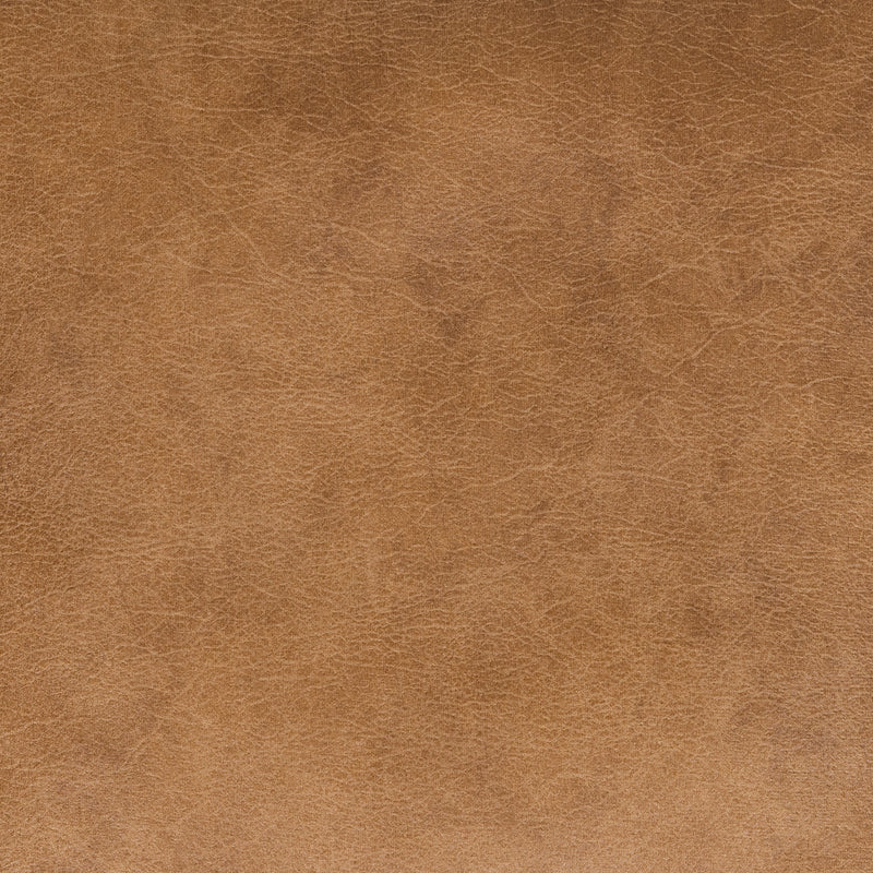 Amara Faux Leather Square Footstool Bean Bag - Tan
