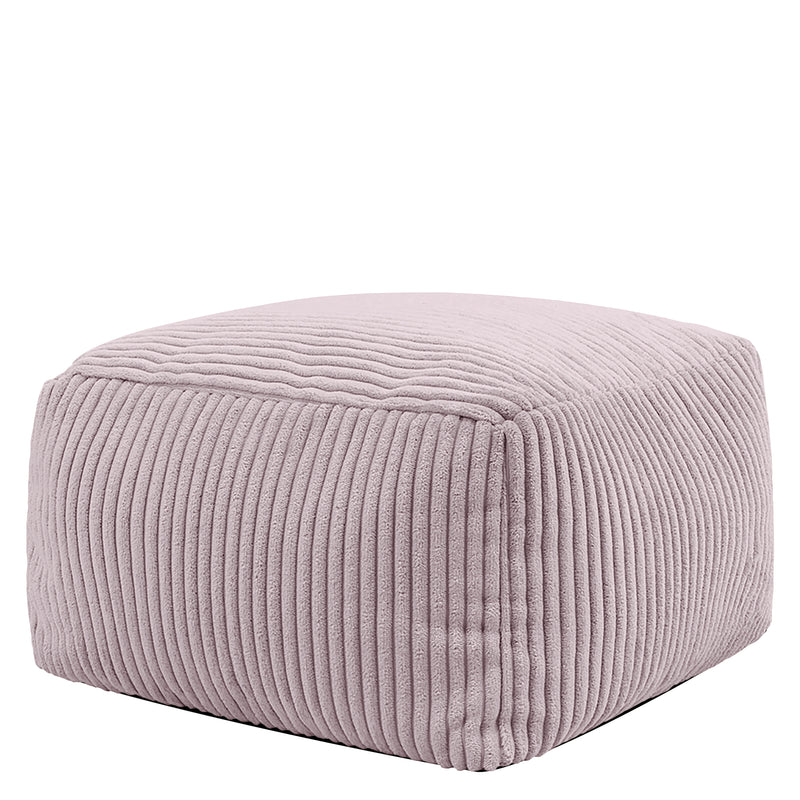 Amara Cord Square Footstool - Lavender