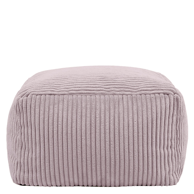 Amara Cord Square Footstool - Lavender