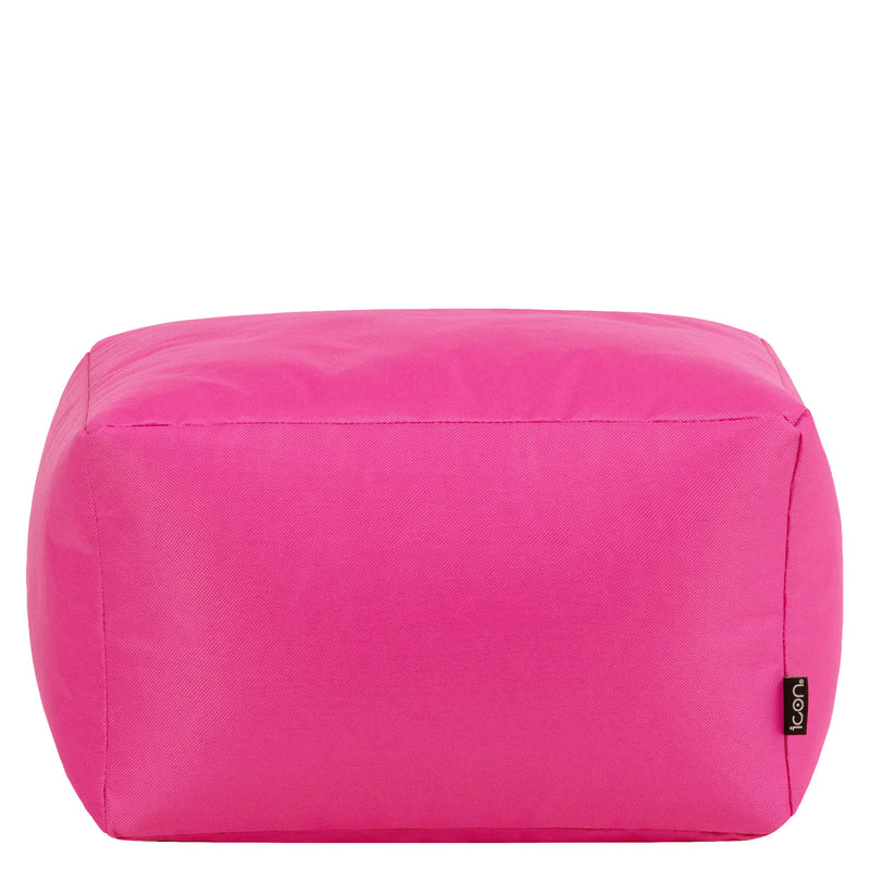 Bean Bag Footstool Indoor-Outdoor - Pink