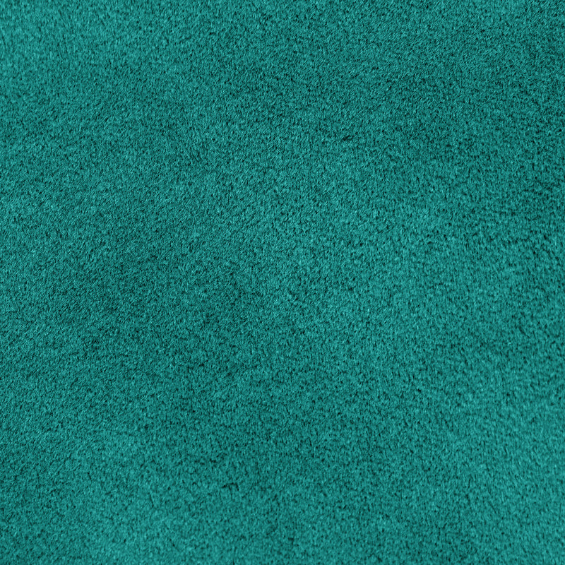 Milano Velvet Round Footstool - Teal