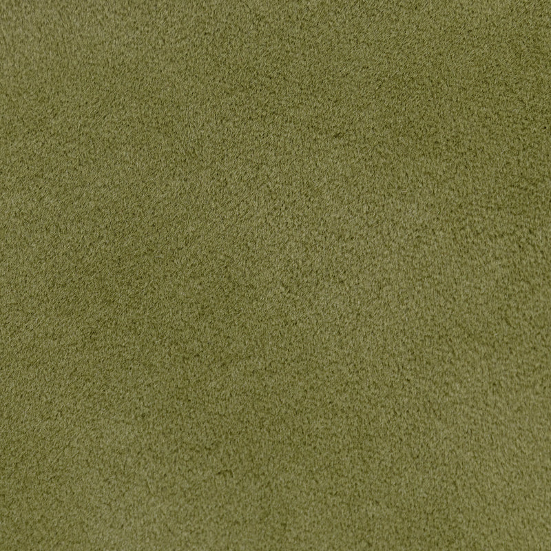 Amara Velvet Square Footstool Bean Bag - Olive Green