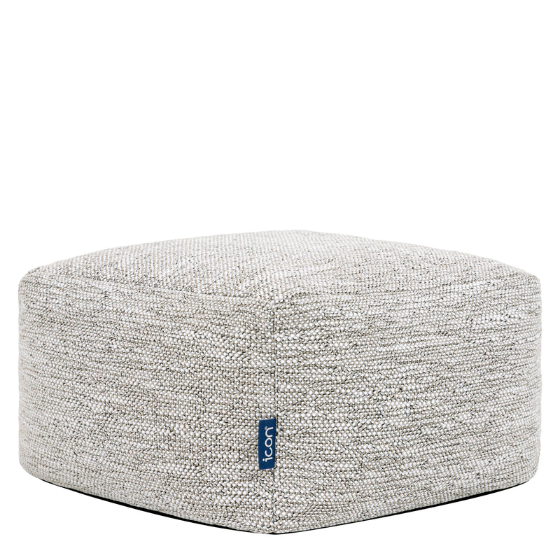 Amara Woven Footstool Bean Bag - Natural