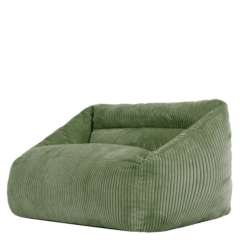 Kids Cecilia Cord Bean Bag Sofa - Sage Green