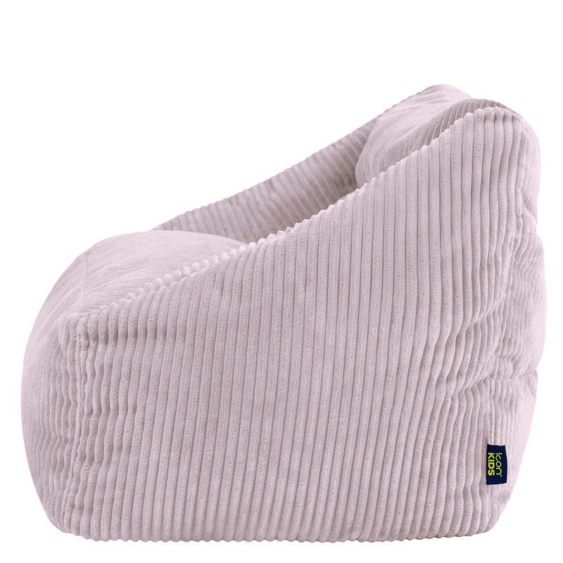 Kids Cecilia Cord Bean Bag Sofa - Lavender