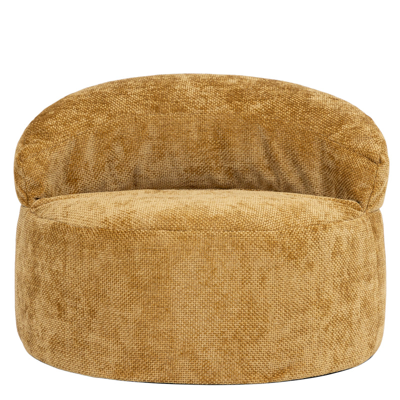 Orb Chenille Accent Chair Bean Bag - Gold