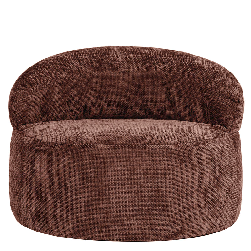 Orb Chenille Accent Chair Bean Bag - Mulberry