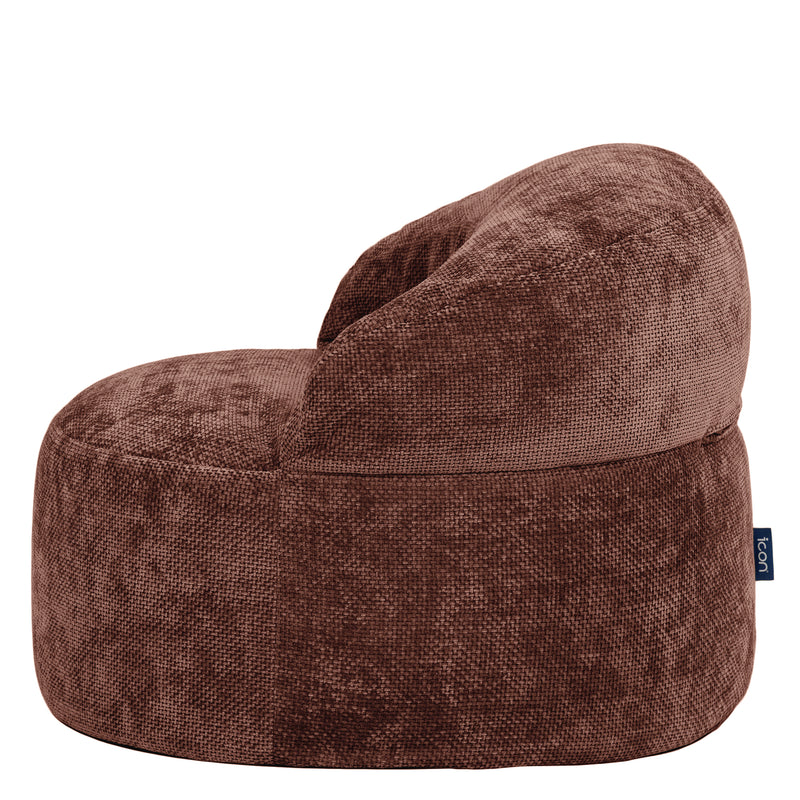 Orb Chenille Accent Chair Bean Bag - Mulberry