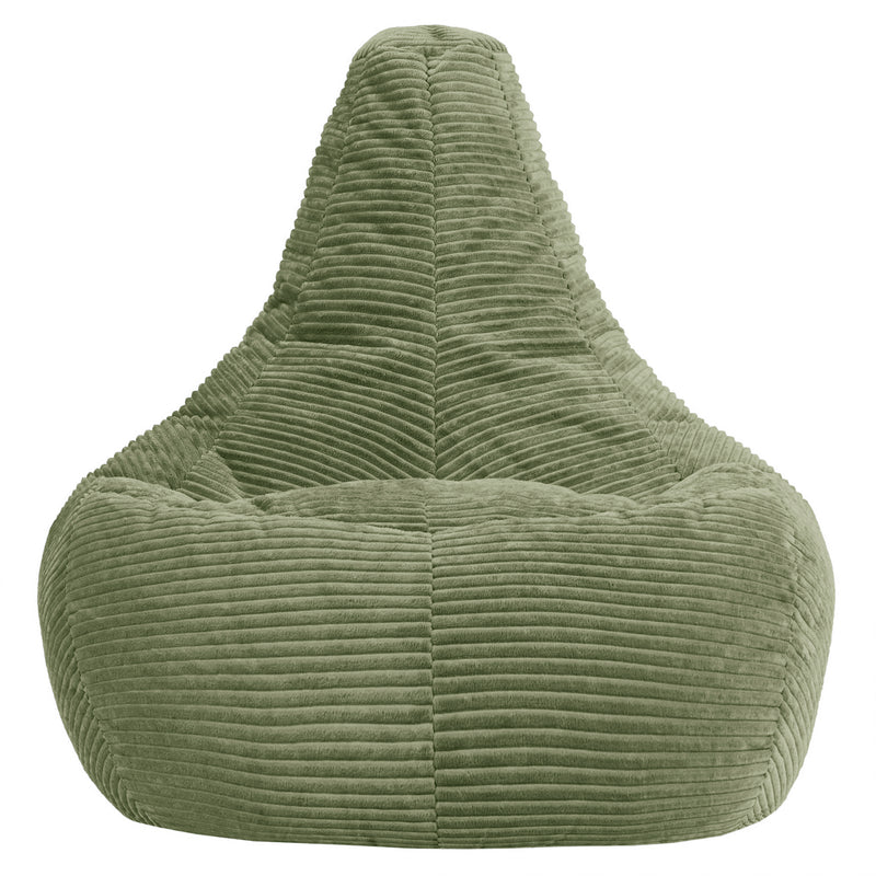 Dalton XL Cord Recliner Bean Bag - Sage Green