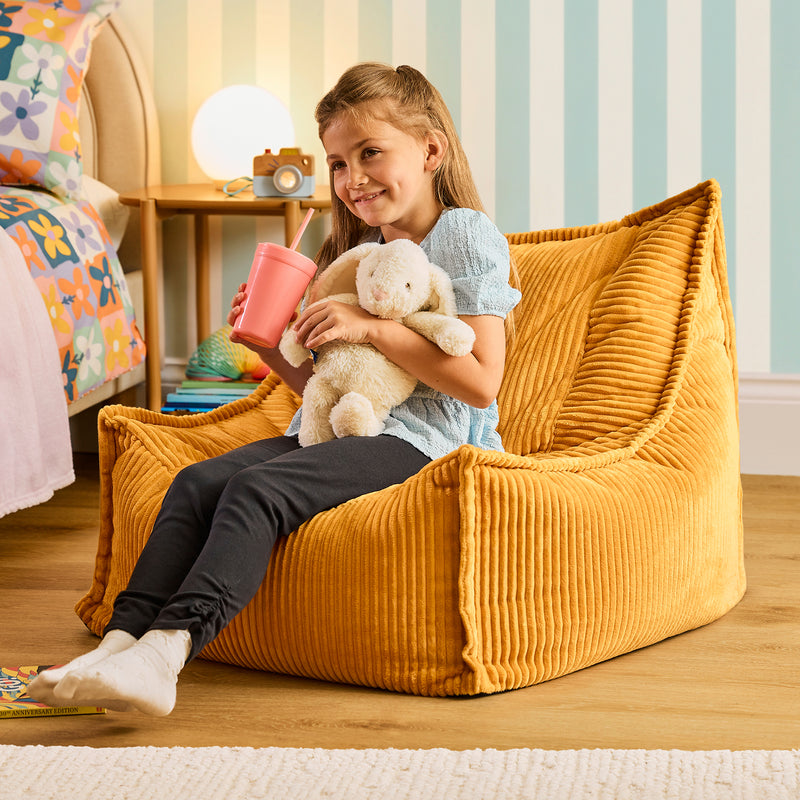Kids Alto Cord Bean Bag Chair - Ochre
