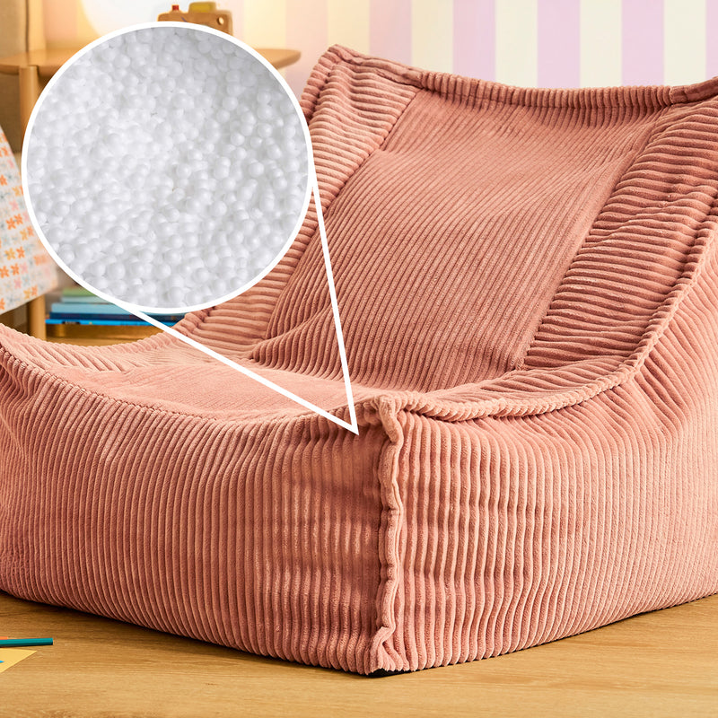 Kids Alto Cord Bean Bag Chair - Pink