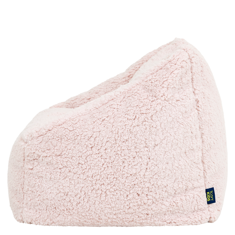 Kids Natalia Teddy Fleece Armchair - Pink