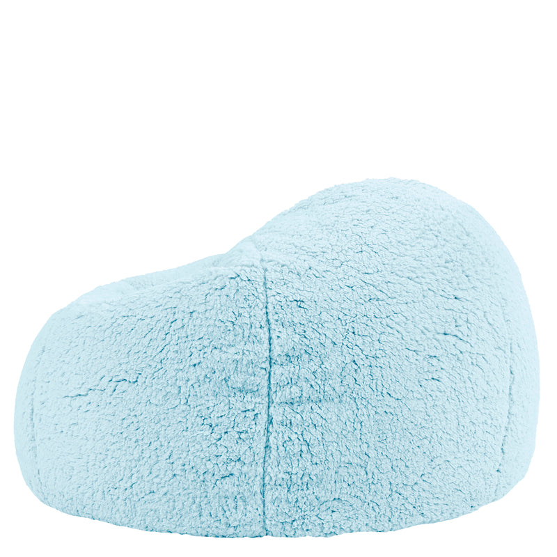 Kids XL Kingston Teddy Fleece Classic Bean Bag - Frozen Blue