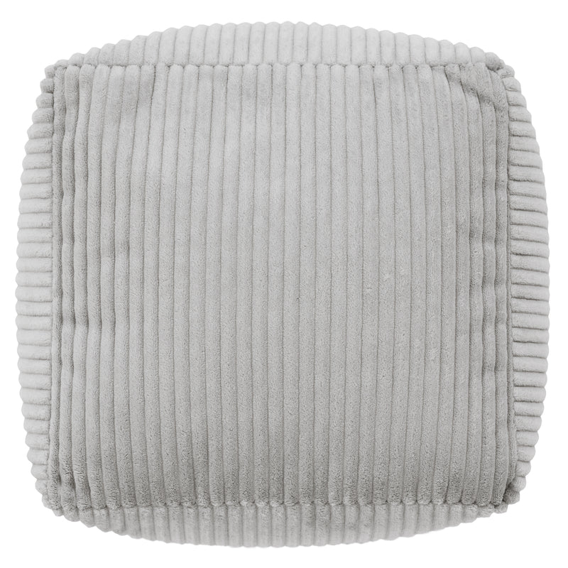 Mini Amara Cord Square Footstool - Grey