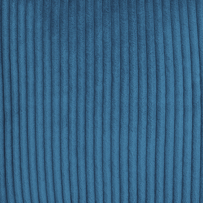 Mini Amara Cord Square Footstool - Denim Blue