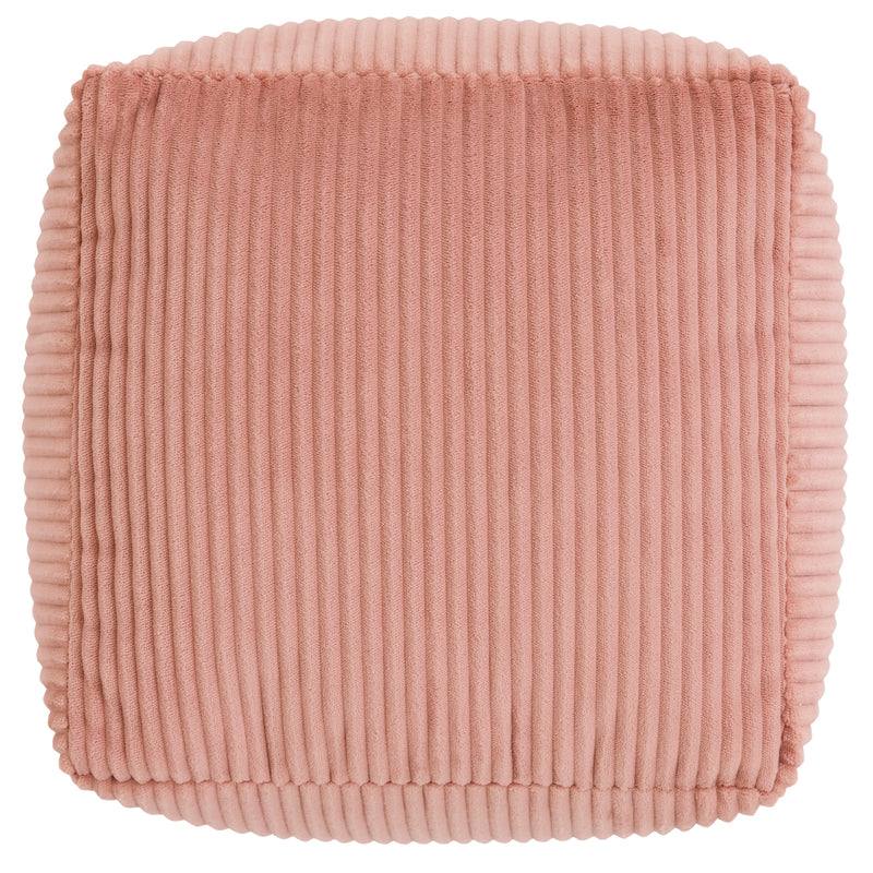 Mini Amara Cord Square Footstool - Pink
