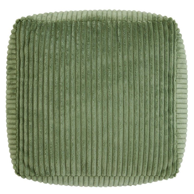 Mini Amara Cord Square Footstool - Sage Green
