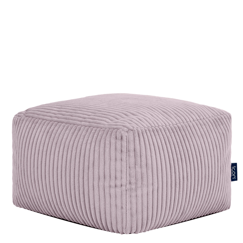 Mini Amara Cord Square Footstool - Lavender