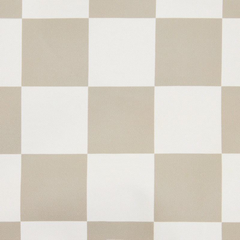 Pet Floor Cushion - Large - Checkerboard Stripe Natural