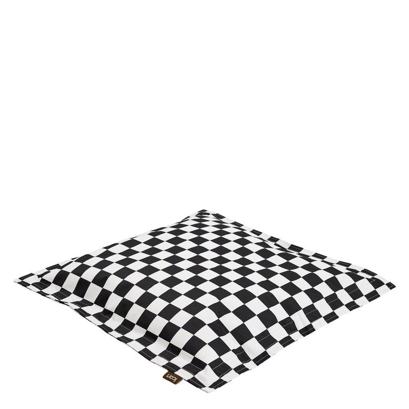 Pet Floor Cushion - Medium - Checkerboard Mono