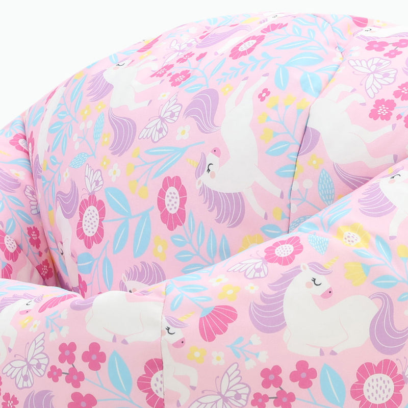 Kids Unicorn Print Classic Bean Bag