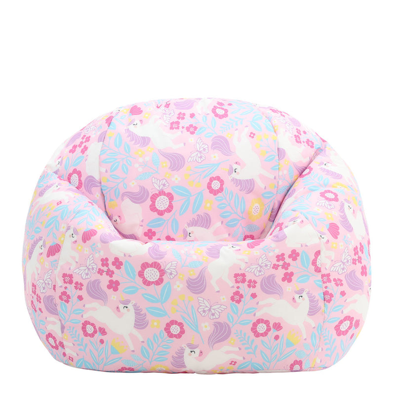 Kids Unicorn Print Classic Bean Bag
