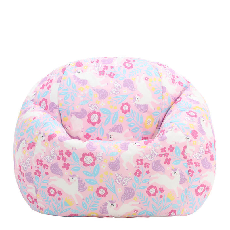 Kids Unicorn Print Classic Bean Bag