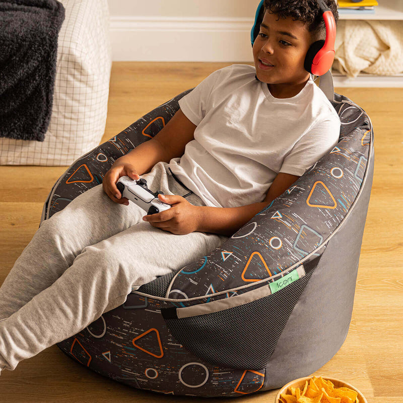 Alpha Kids Gaming Chair - Grey