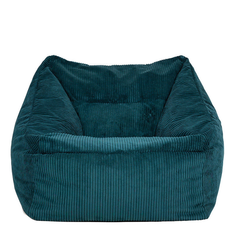 Natalia Cord Armchair Bean Bag - Teal