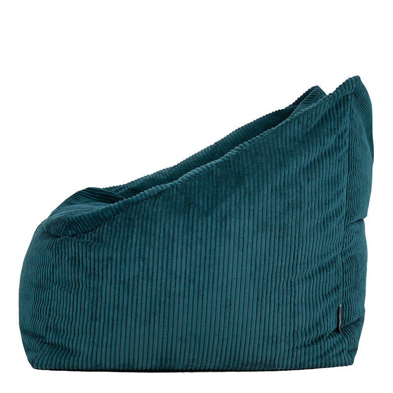 Natalia Cord Armchair Bean Bag - Teal